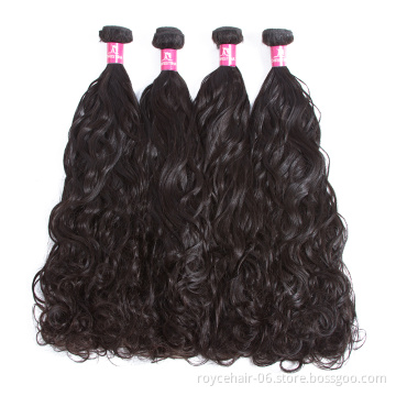 Raw Mink Water Wave Malaysian Hair Bundles with Closure Vendors 100% Virgin Remy Long Cuticle Aligned Malaysian Hair
